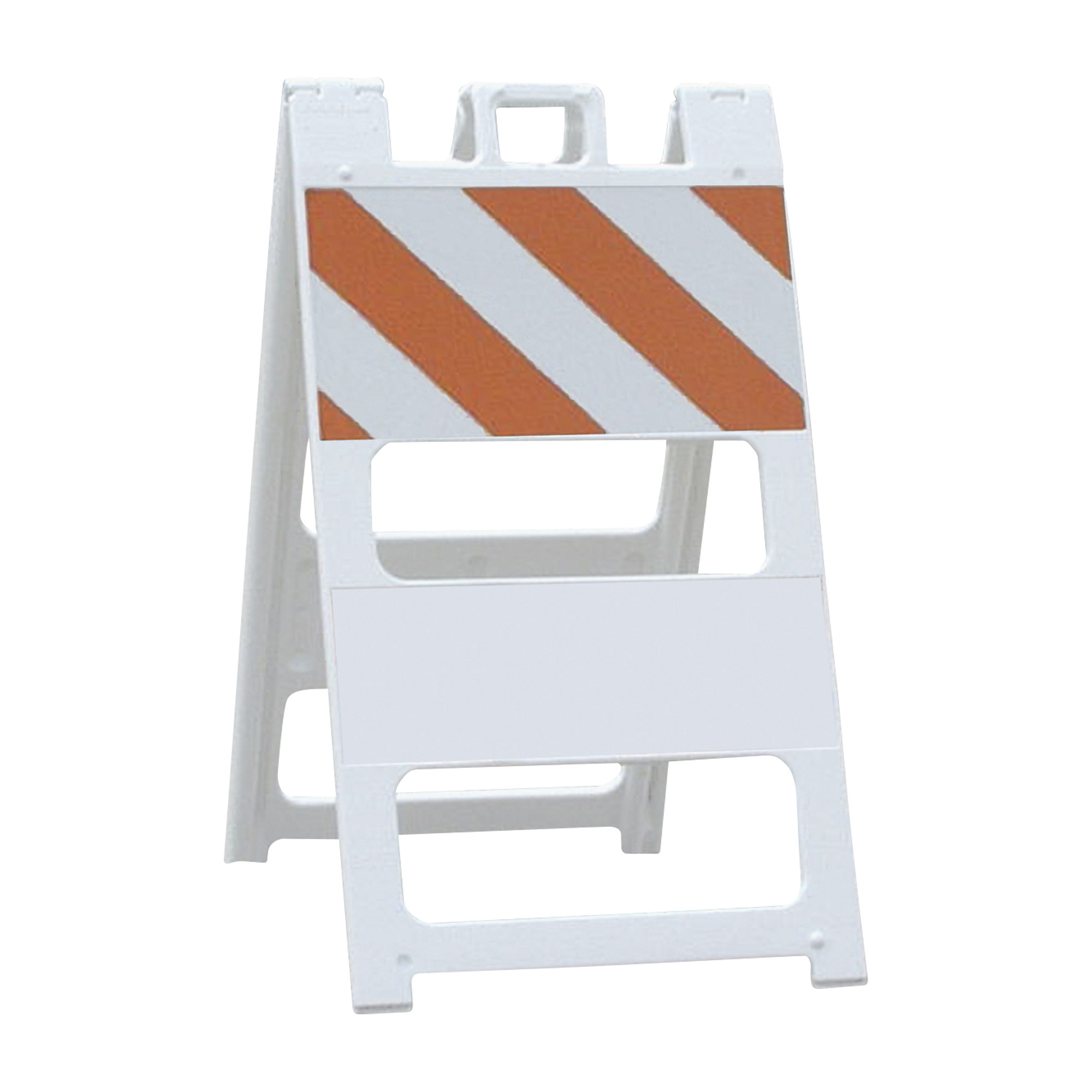 Plasticade Type I Engineer Grade Plastic Barricade, White, Model# 100-T12EG